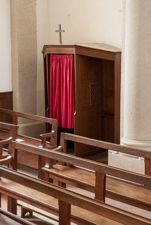 Confessional. © Pierre-Marie Barbe-Richaud / Région Bourgogne-Franche-Comté, Inventaire du patrimoine - 2016