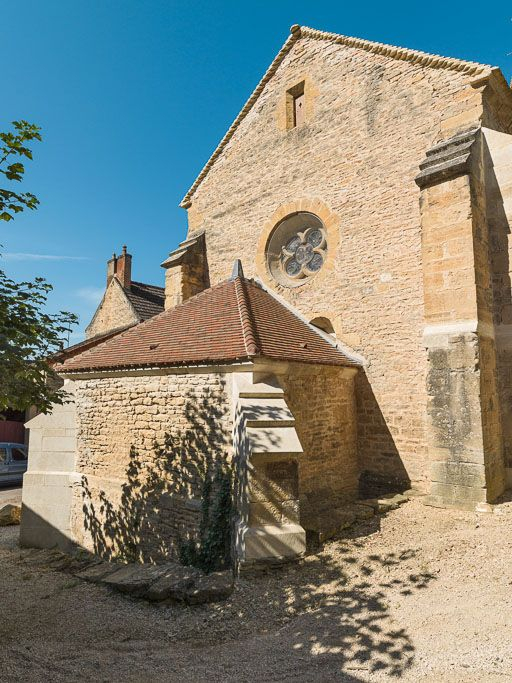 Chevet et sacristie. © Pierre-Marie Barbe-Richaud / Région Bourgogne-Franche-Comté, Inventaire du patrimoine - 2016