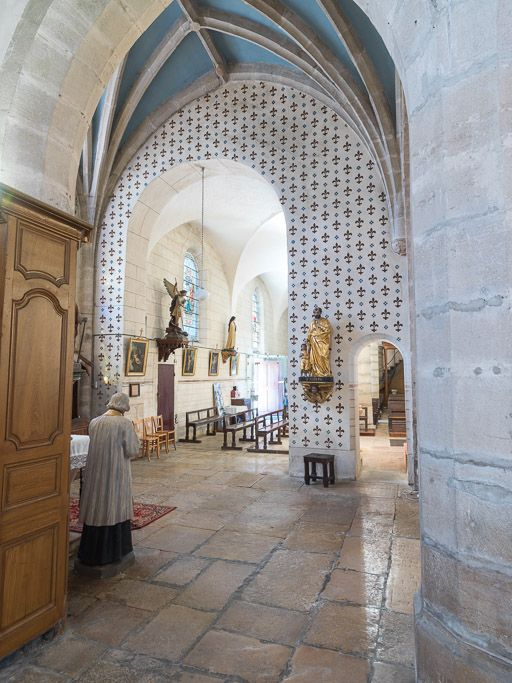 Arcades du mur est de la chapelle sud. © Pierre-Marie Barbe-Richaud / Région Bourgogne-Franche-Comté, Inventaire du patrimoine - 2016