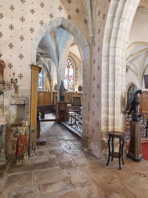 Choeur : vue depuis la chapelle nord. © Pierre-Marie Barbe-Richaud / Région Bourgogne-Franche-Comté, Inventaire du patrimoine - 2016