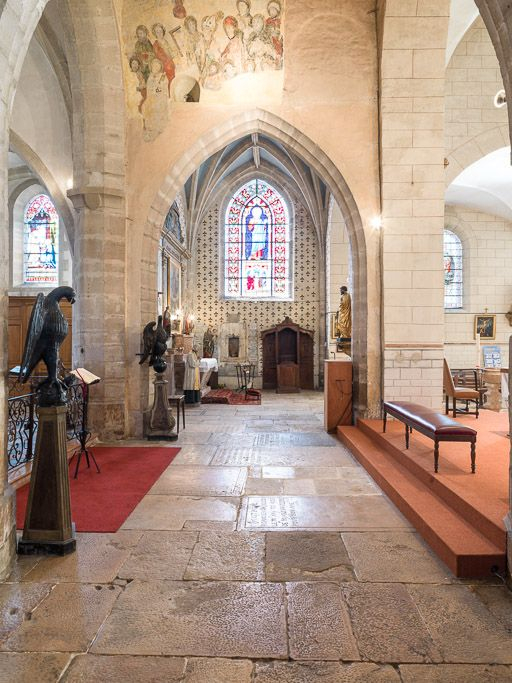 Travée sous clocher et chapelle sud : vue prise depuis la chapelle nord. © Pierre-Marie Barbe-Richaud / Région Bourgogne-Franche-Comté, Inventaire du patrimoine - 2016