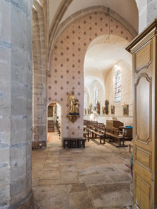 Arcades du mur ouest de la chapelle nord. © Pierre-Marie Barbe-Richaud / Région Bourgogne-Franche-Comté, Inventaire du patrimoine - 2016