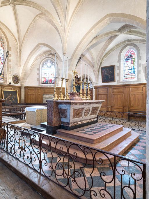 Choeur de trois quarts. © Pierre-Marie Barbe-Richaud / Région Bourgogne-Franche-Comté, Inventaire du patrimoine - 2016