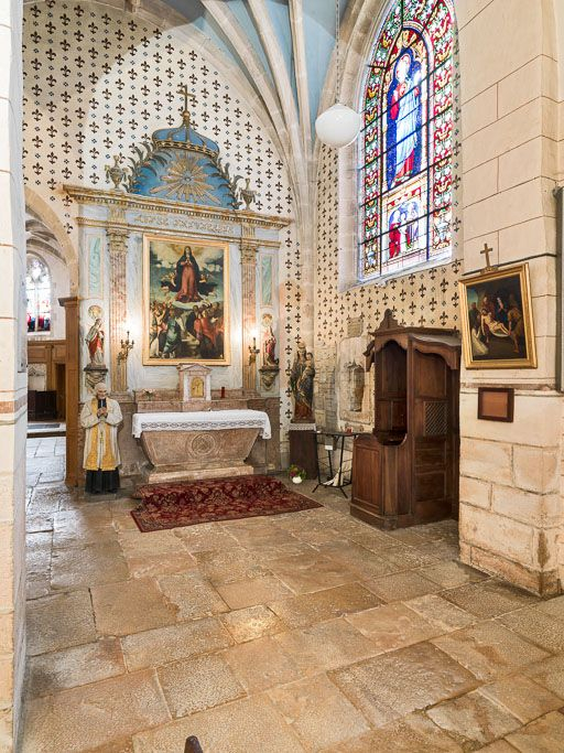 Chapelle sud de trois quarts. © Pierre-Marie Barbe-Richaud / Région Bourgogne-Franche-Comté, Inventaire du patrimoine - 2016