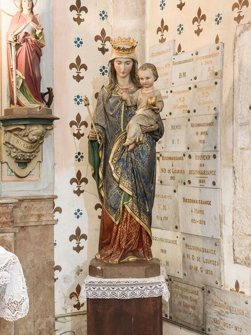 Vierge en Majesté avec l'Enfant Jésus. © Pierre-Marie Barbe-Richaud / Région Bourgogne-Franche-Comté, Inventaire du patrimoine - 2016