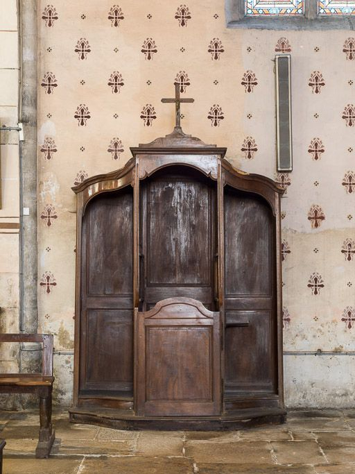 Confessional : vue d'ensemble. © Pierre-Marie Barbe-Richaud / Région Bourgogne-Franche-Comté, Inventaire du patrimoine - 2016
