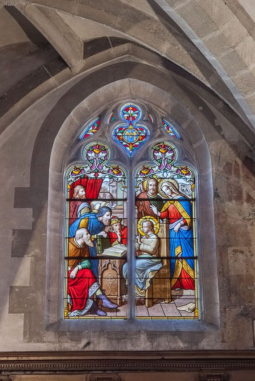 Jésus et les Docteurs. © Pierre-Marie Barbe-Richaud / Région Bourgogne-Franche-Comté, Inventaire du patrimoine - 2016 Jésus et les Docteurs. © Pierre-Marie Barbe-Richaud / Région Bourgogne-Franche-Comté, Inventaire du patrimoine - 2016