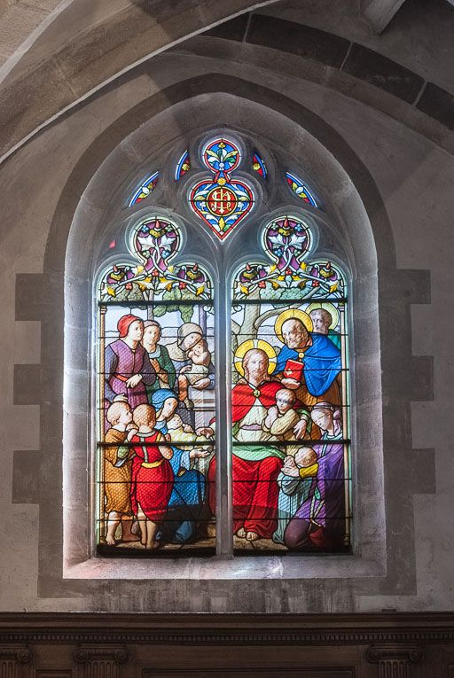 Jésus bénissant les enfants. © Pierre-Marie Barbe-Richaud / Région Bourgogne-Franche-Comté, Inventaire du patrimoine - 2016 Jésus bénissant les enfants. © Pierre-Marie Barbe-Richaud / Région Bourgogne-Franche-Comté, Inventaire du patrimoine - 2016