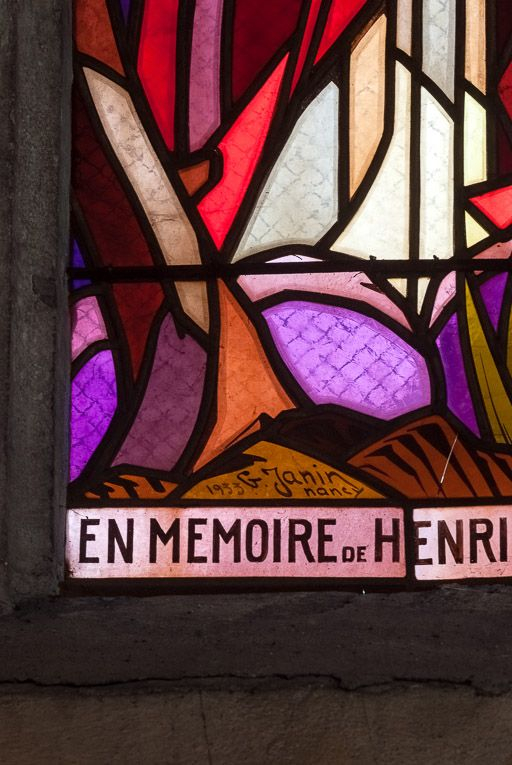 Détail de la signature G. Janin. © Pierre-Marie Barbe-Richaud / Région Bourgogne-Franche-Comté, Inventaire du patrimoine - 2016 Détail de la signature G. Janin. © Pierre-Marie Barbe-Richaud / Région Bourgogne-Franche-Comté, Inventaire du patrimoine - 2016