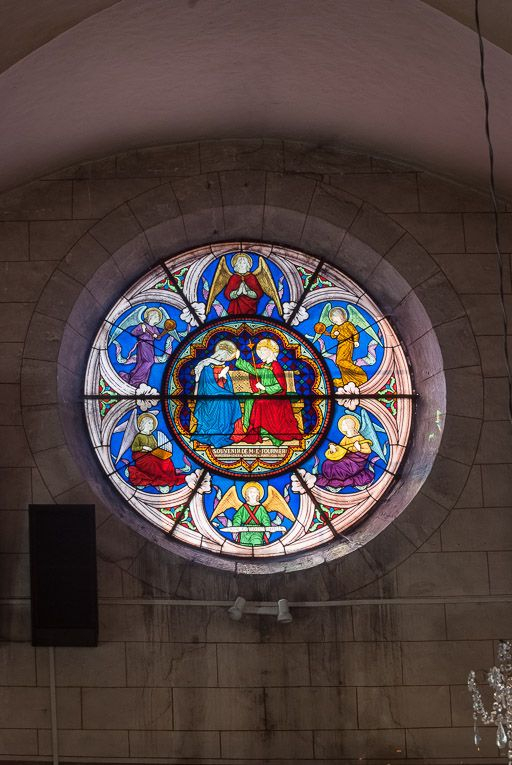 Couronnement de la Vierge. © Pierre-Marie Barbe-Richaud / Région Bourgogne-Franche-Comté, Inventaire du patrimoine - 2016 Couronnement de la Vierge. © Pierre-Marie Barbe-Richaud / Région Bourgogne-Franche-Comté, Inventaire du patrimoine - 2016