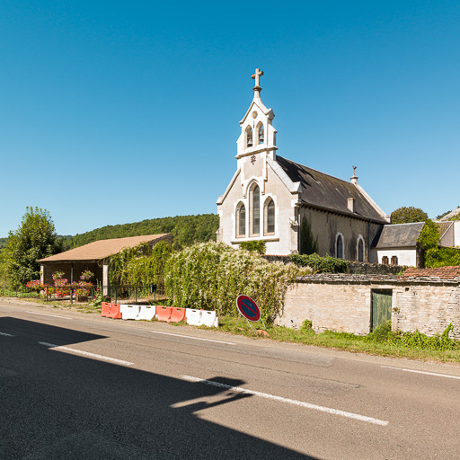Vue d'ensemble de trois-quarts. © Pierre-Marie Barbe-Richaud / Région Bourgogne-Franche-Comté, Inventaire du patrimoine - 2016