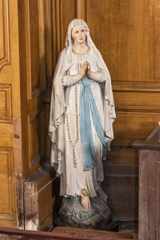 Vierge de Lourdes. © Pierre-Marie Barbe-Richaud / Région Bourgogne-Franche-Comté, Inventaire du patrimoine - 2016