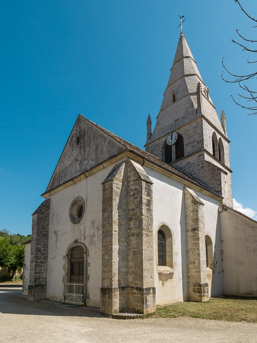 Façade et élévation sud. © Pierre-Marie Barbe-Richaud / Région Bourgogne-Franche-Comté, Inventaire du patrimoine - 2016