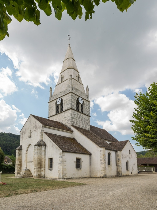 Chevet et élévation nord. © Pierre-Marie Barbe-Richaud / Région Bourgogne-Franche-Comté, Inventaire du patrimoine - 2016