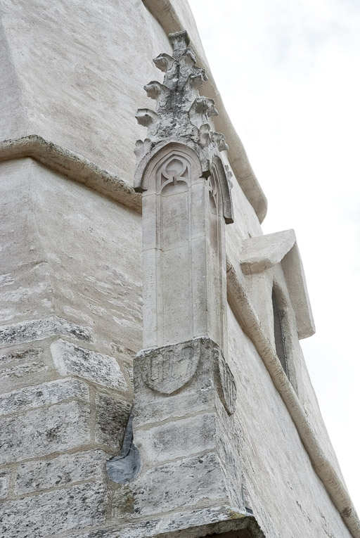 Clocher, pinacle nord-ouest. © Pierre-Marie Barbe-Richaud / Région Bourgogne-Franche-Comté, Inventaire du patrimoine - 2016