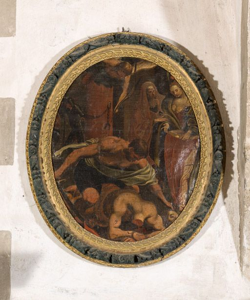 Tableau : Décollation de saint Jean-Baptiste. © Pierre-Marie Barbe-Richaud / Région Bourgogne-Franche-Comté, Inventaire du patrimoine - 2016