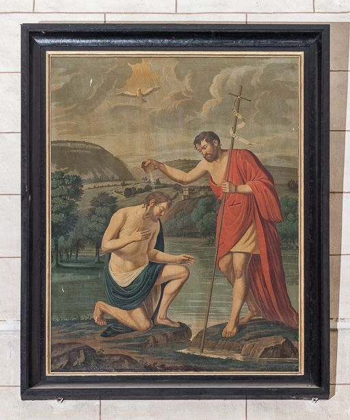 Le Baptême du Christ. © Pierre-Marie Barbe-Richaud / Région Bourgogne-Franche-Comté, Inventaire du patrimoine - 2016