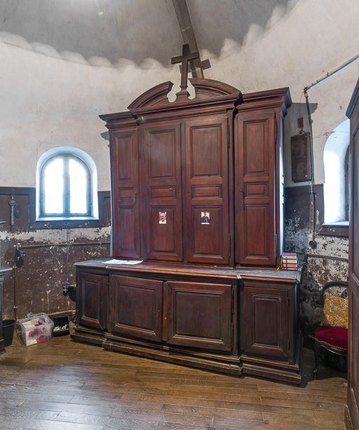 Meuble de sacristie. © Pierre-Marie Barbe-Richaud / Région Bourgogne-Franche-Comté, Inventaire du patrimoine - 2016