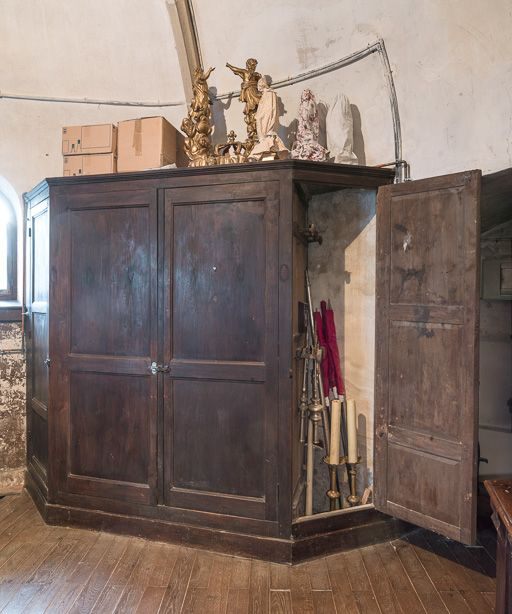 Meuble de sacrisitie. © Pierre-Marie Barbe-Richaud / Région Bourgogne-Franche-Comté, Inventaire du patrimoine - 2016