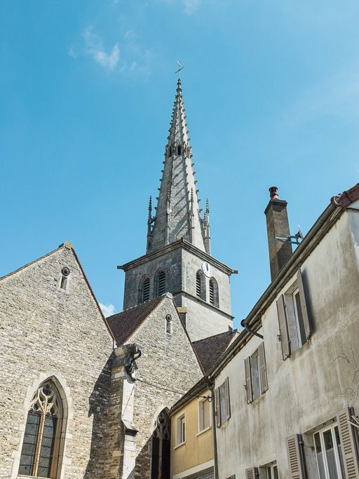Elévation sud et clocher. © Pierre-Marie Barbe-Richaud / Région Bourgogne-Franche-Comté, Inventaire du patrimoine - 2017