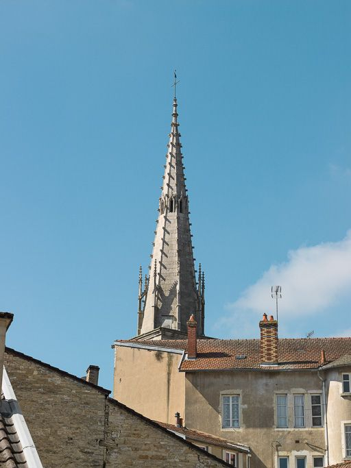 Détail du clocher. © Pierre-Marie Barbe-Richaud / Région Bourgogne-Franche-Comté, Inventaire du patrimoine - 2017