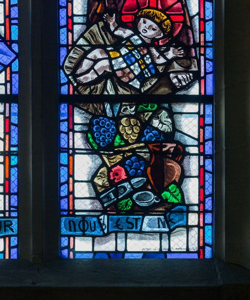 Détail de la Nativité. © Pierre-Marie Barbe-Richaud / Région Bourgogne-Franche-Comté, Inventaire du patrimoine - 2017