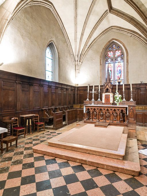 Vue du choeur de trois quarts gauche. © Pierre-Marie Barbe-Richaud / Région Bourgogne-Franche-Comté, Inventaire du patrimoine - 2017