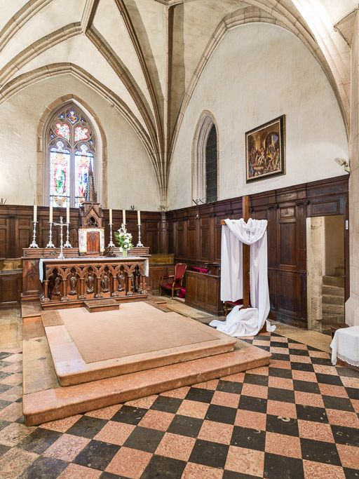 Vue du choeur de trois quarts droit. © Pierre-Marie Barbe-Richaud / Région Bourgogne-Franche-Comté, Inventaire du patrimoine - 2017