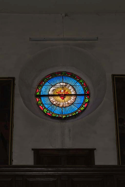 Oculus : la Sacré-Coeur. © Pierre-Marie Barbe-Richaud / Région Bourgogne-Franche-Comté, Inventaire du patrimoine - 2017