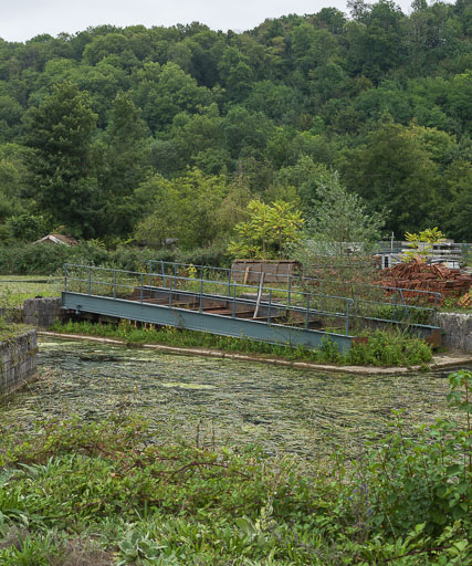 Vue du pont, à l'abandon. © Pierre-Marie Barbe-Richaud / Région Bourgogne-Franche-Comté, Inventaire du patrimoine - 2017