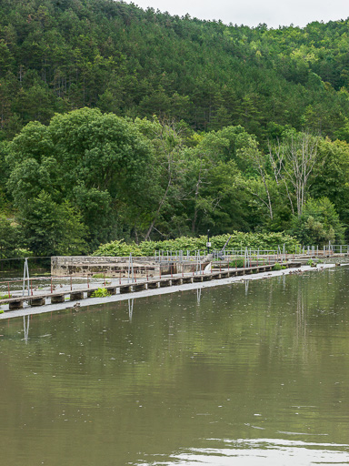 Vue du barrage. © Pierre-Marie Barbe-Richaud / Région Bourgogne-Franche-Comté, Inventaire du patrimoine - 2017