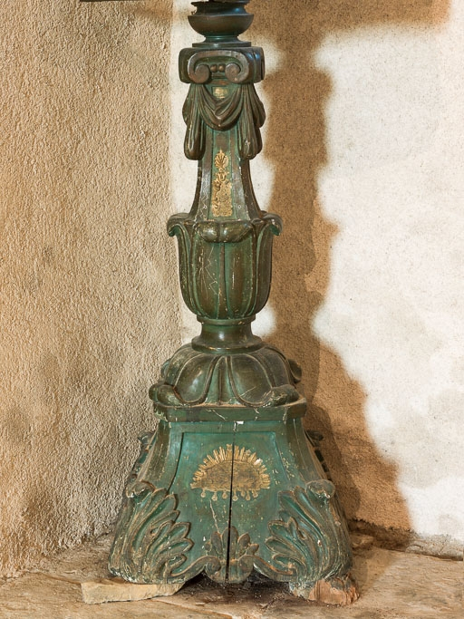 Détail du pied. © Pierre-Marie Barbe-Richaud / Région Bourgogne-Franche-Comté, Inventaire du patrimoine - 2017