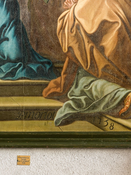 Détail de la signature. © Pierre-Marie Barbe-Richaud / Région Bourgogne-Franche-Comté, Inventaire du patrimoine - 2017