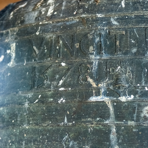 Détail des inscriptions. © Pierre-Marie Barbe-Richaud / Région Bourgogne-Franche-Comté, Inventaire du patrimoine - 2017