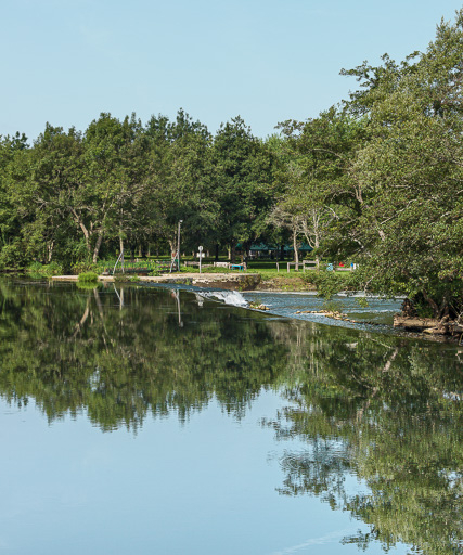 Vue du barrage à aiguilles. © Pierre-Marie Barbe-Richaud / Région Bourgogne-Franche-Comté, Inventaire du patrimoine - 2017