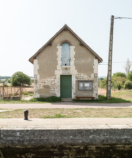 Vue du mur pignon de la maison éclusière. © Pierre-Marie Barbe-Richaud / Région Bourgogne-Franche-Comté, Inventaire du patrimoine - 2017