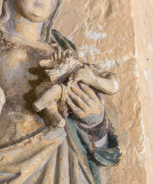 Détail de l'Enfant. © Pierre-Marie Barbe-Richaud / Région Bourgogne-Franche-Comté, Inventaire du patrimoine - 2018