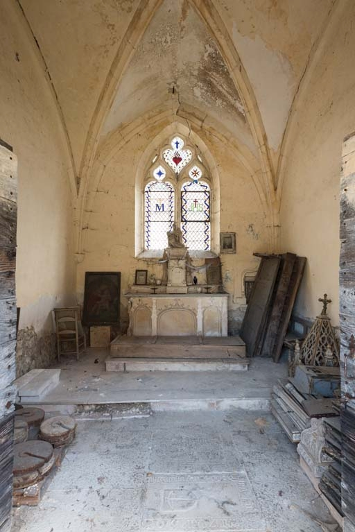 Intérieur : vue d'ensemble depuis l'entrée. © Pierre-Marie Barbe-Richaud / Région Bourgogne-Franche-Comté, Inventaire du patrimoine - 2018 Intérieur : vue d'ensemble depuis l'entrée. © Pierre-Marie Barbe-Richaud / Région Bourgogne-Franche-Comté, Inventaire du patrimoine - 2018