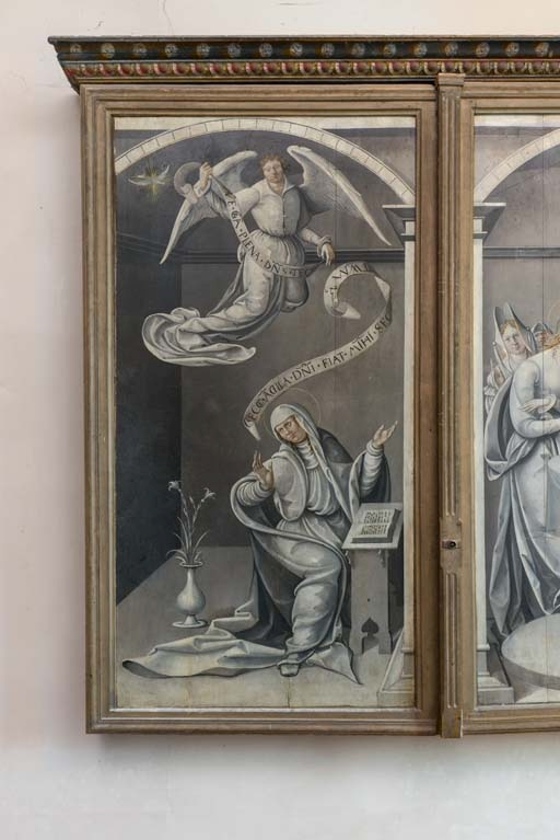 Revers du volet gauche : vue d'ensemble. © Pierre-Marie Barbe-Richaud / Région Bourgogne-Franche-Comté, Inventaire du patrimoine - 2018