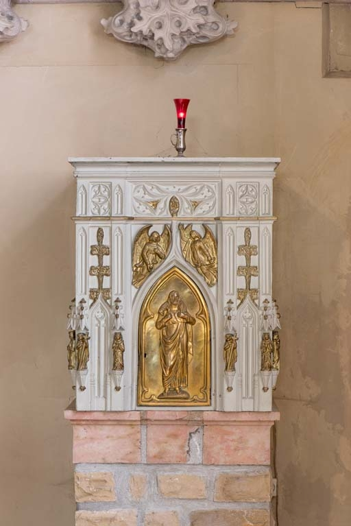 Vue d'ensemble du tabernacle. © Pierre-Marie Barbe-Richaud / Région Bourgogne-Franche-Comté, Inventaire du patrimoine - 2018