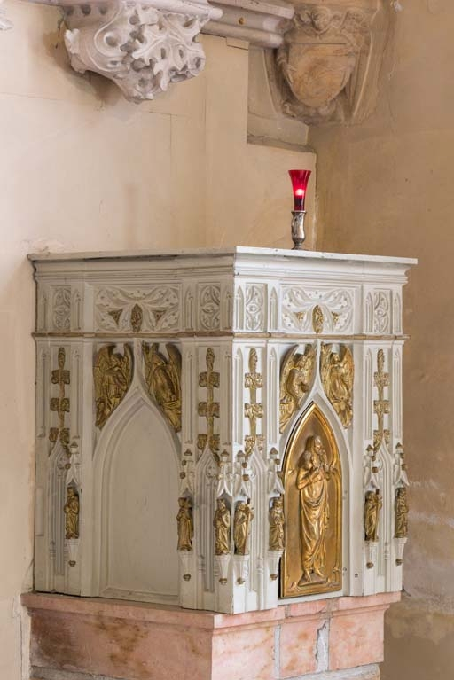 Vue d'ensemble du tabernacle. © Pierre-Marie Barbe-Richaud / Région Bourgogne-Franche-Comté, Inventaire du patrimoine - 2018