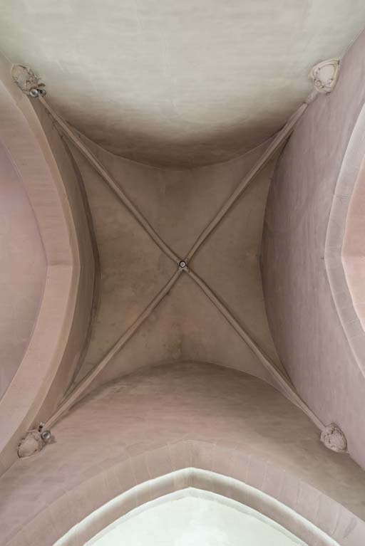 Voûte de la croisée du transept. © Pierre-Marie Barbe-Richaud / Région Bourgogne-Franche-Comté, Inventaire du patrimoine - 2018