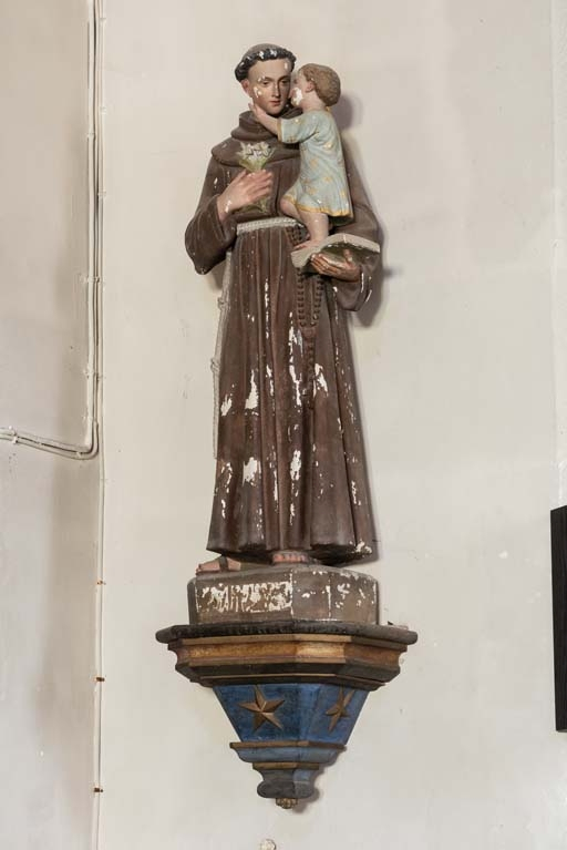 Saint Antoine de Padoue. © Pierre-Marie Barbe-Richaud / Région Bourgogne-Franche-Comté, Inventaire du patrimoine - 2018