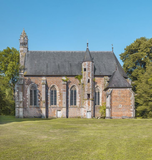 Elévation latérale droite de la chapelle. © Thierry Kuntz / Région Bourgogne-Franche-Comté, Inventaire du patrimoine - 2018