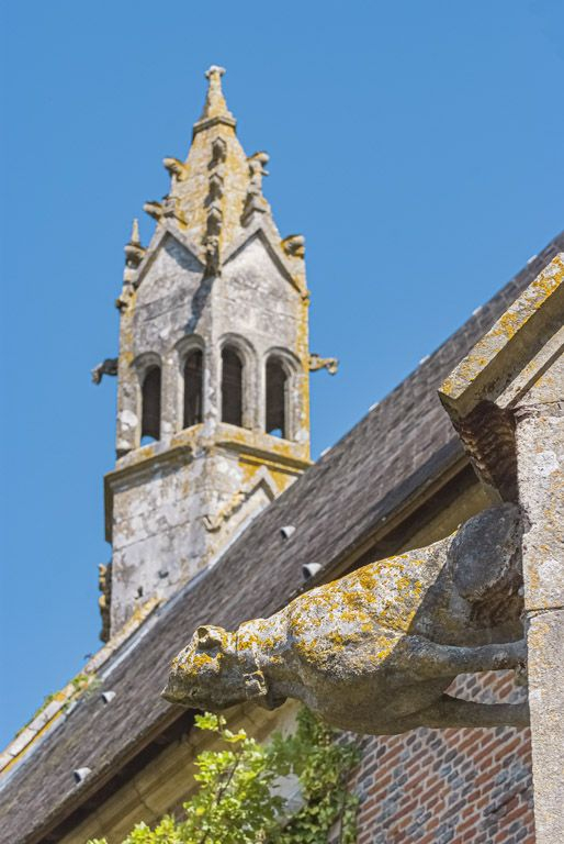 Gargouille, chapelle droite. © Thierry Kuntz / Région Bourgogne-Franche-Comté, Inventaire du patrimoine - 2018