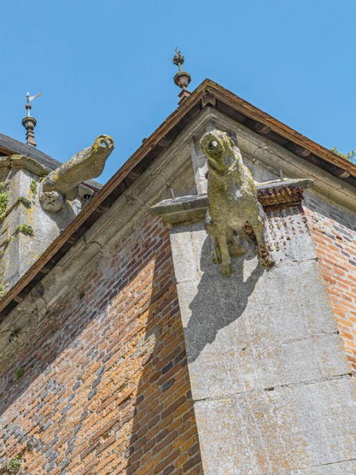 Gargouilles, chapelle droite et choeur. © Thierry Kuntz / Région Bourgogne-Franche-Comté, Inventaire du patrimoine - 2018