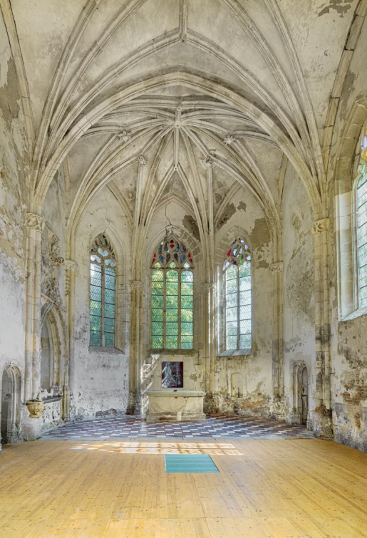 Intérieur de la chapelle, le choeur. © Thierry Kuntz / Région Bourgogne-Franche-Comté, Inventaire du patrimoine - 2018