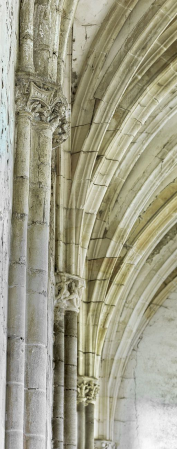 Chapiteau de la nef, entre les 3e et 4è travées. © Thierry Kuntz / Région Bourgogne-Franche-Comté, Inventaire du patrimoine - 2018