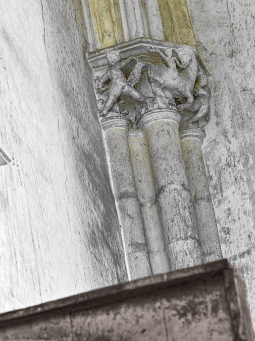 Chapiteau de la nef, 1ère travée. © Thierry Kuntz / Région Bourgogne-Franche-Comté, Inventaire du patrimoine - 2018