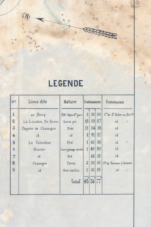 plan © Pierre-Marie Barbe-Richaud / Région Bourgogne-Franche-Comté, Inventaire du patrimoine - 2018